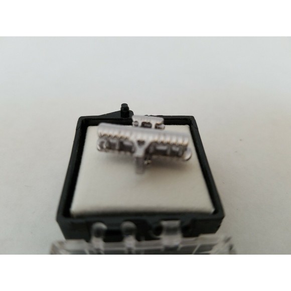 Wright B Flyer Air Plane Metal Tie Tack in Plastic Case NEW Great Gift - Picture 4 of 6